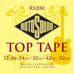 ROTOSOUND TOP TAPE JAZZ FILETS PLATS 12-52