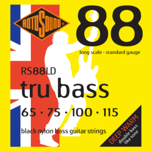 ROTOSOUND TRU BASS STANDARD BLACK NYLON 65-115