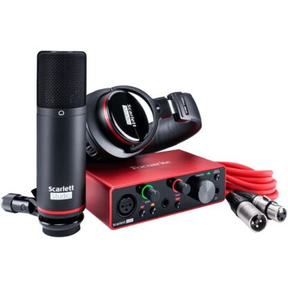FOCUSRITE SCARLETT 3 SOLO STUDIO CASQUE MICRO