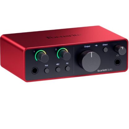 FOCUSRITE SCARLETT SOLO G4 2 IN/2 OUT USB-C PACK MICRO CASQUE ACCESSOIRES – Image 2