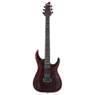 SCHECTER C-1 SILVER MOUNTAIN - BLOOD MOON