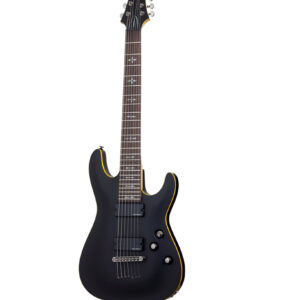 SCHECTER DEMON 7 - AGED BLACK SATIN 7 CORDES