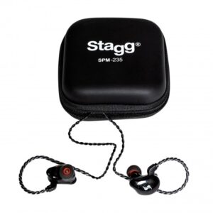 STAGG ECOUTEURS 2 TRANSDUCTEURS BLACK