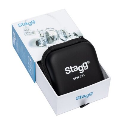 STAGG ECOUTEURS 2 TRANSDUCTEURS SPM 235 TRANSPARENT – Image 4