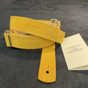 BLESES SANGLE UKULELE VELOUR JAUNE