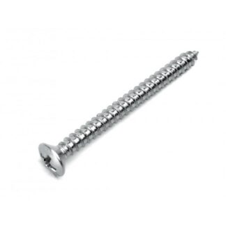 VIS DE FIXATION PLAQUE DE MANCHE STYLE FENDER 4x42 CHROME (x4)