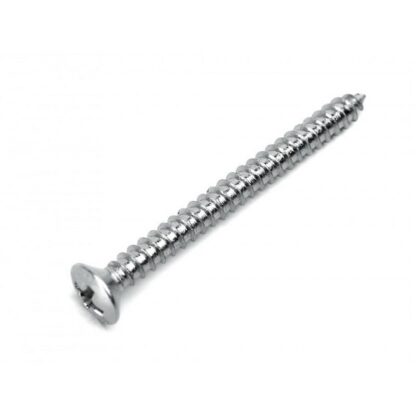VIS DE FIXATION PLAQUE DE MANCHE STYLE FENDER 4x42 CHROME (x4)