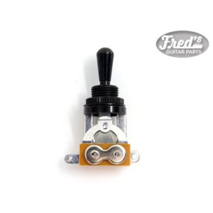 TOGGLE SWITCH STANDARD ALL BLACK / METAL TIP