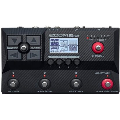 ZOOM B2 FOUR MULTIEFFET BASSE