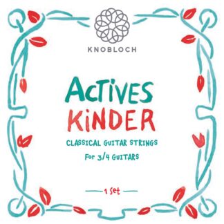 KNOBLOCH ACTIVES KINDER DOUBLE SILVER FULL SET MEDIUM TENSION 33.5 POUR3/4