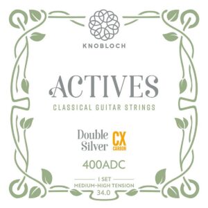 KNOBLOCH ACTIVES DOUBLE SILVER CX CARBON MEDIUM-HIGH TENSION 34.0
