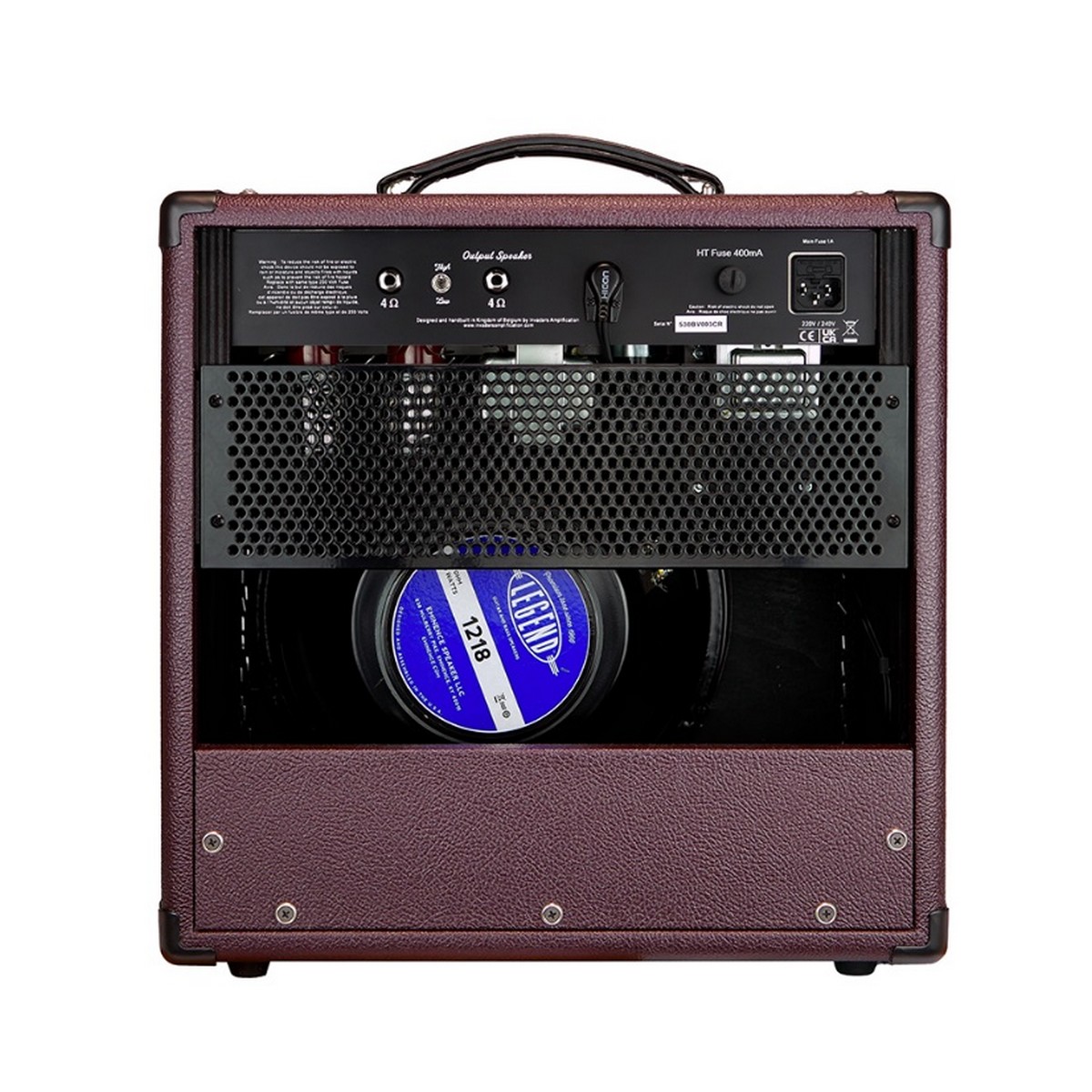 INVADERS 530 BLUEVERB COMBO REVERB BLACK CHERRY HOUSSE – Image 3