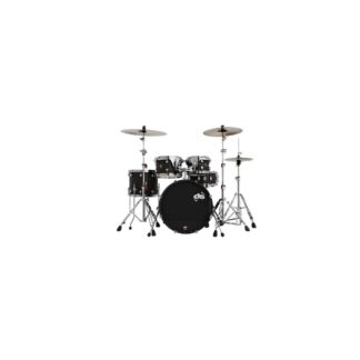 DS DRUMS GROOVE MASTER CLUB KIT : 20" 10" 12" 14" + CC 14" - BLACK MIST (SATIN)
