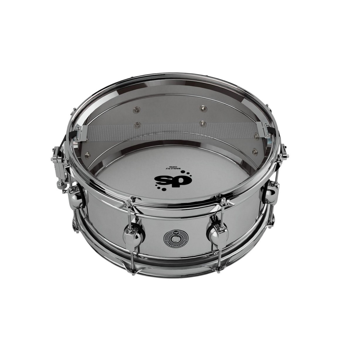 DS DRUMS GROOVE MASTER CAISSE CLAIRE 14X5,5" - ACIER (STEEL 1MM) – Image 3