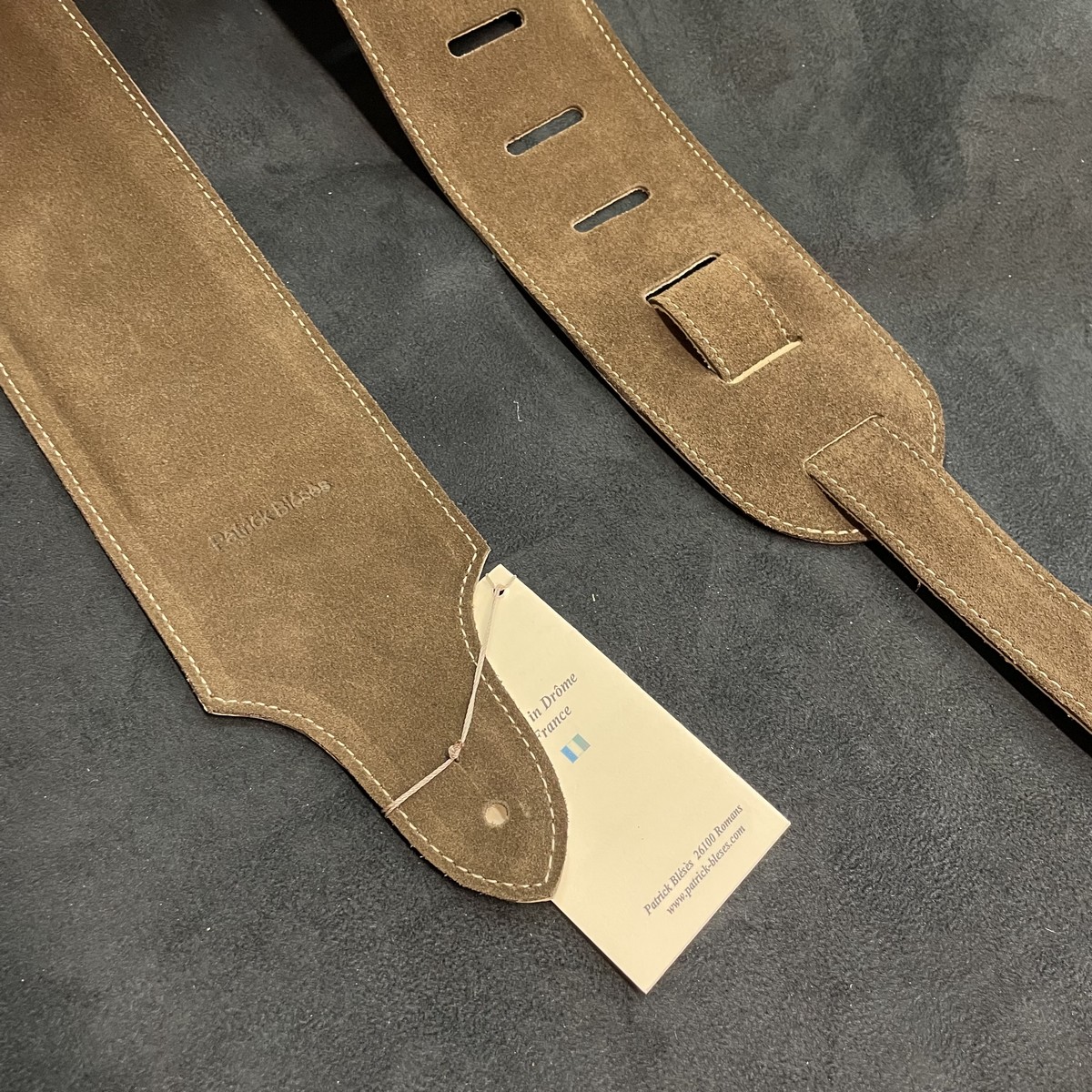 BLESES SANGLE BG17 VELOURS MARRON – Image 4