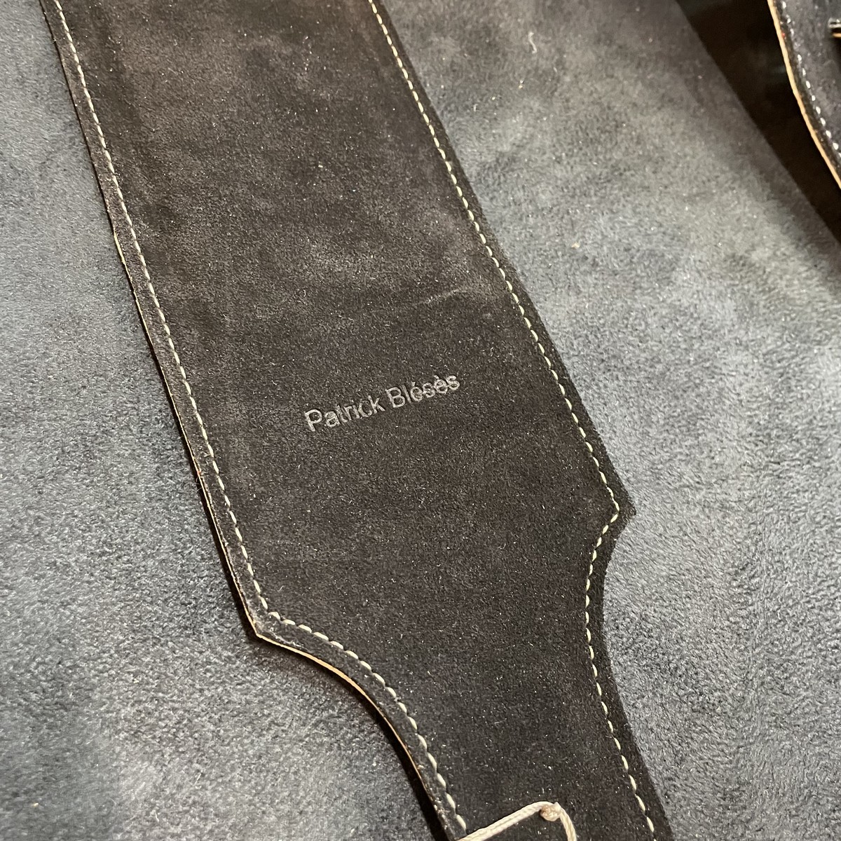 BLESES SANGLE BG17 VELOURS NOIR – Image 2