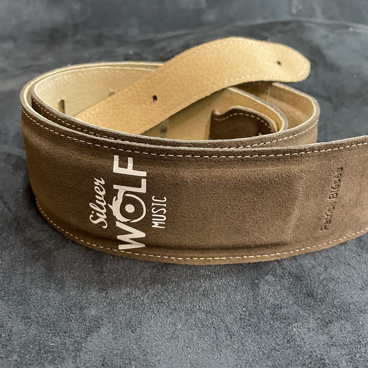 BLESES SANGLE BG35MT VELOURS MARRON SILVER WOLF MUSIC – Image 4