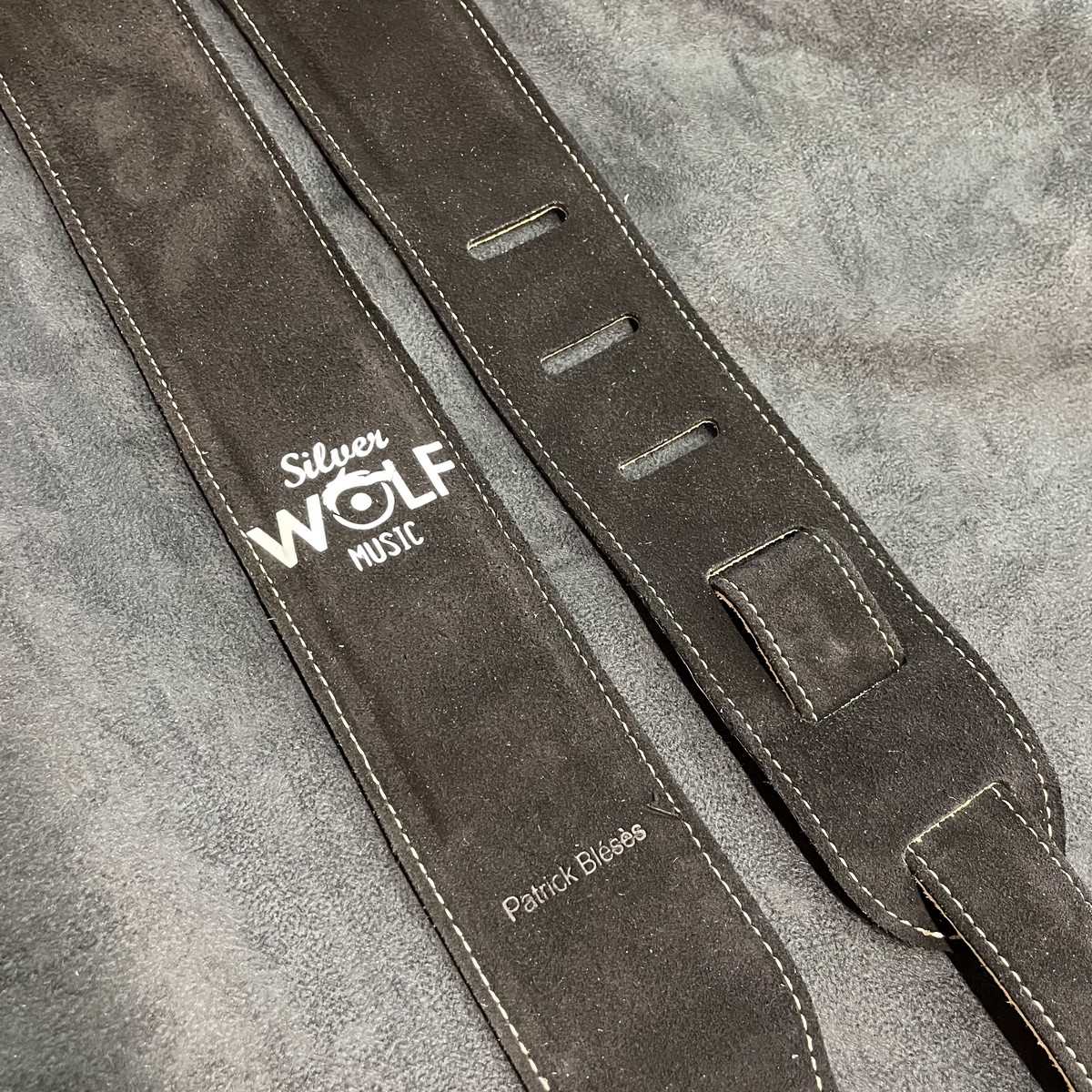 BLESES SANGLE BG35MT VELOURS NOIR SILVER WOLF MUSIC – Image 3