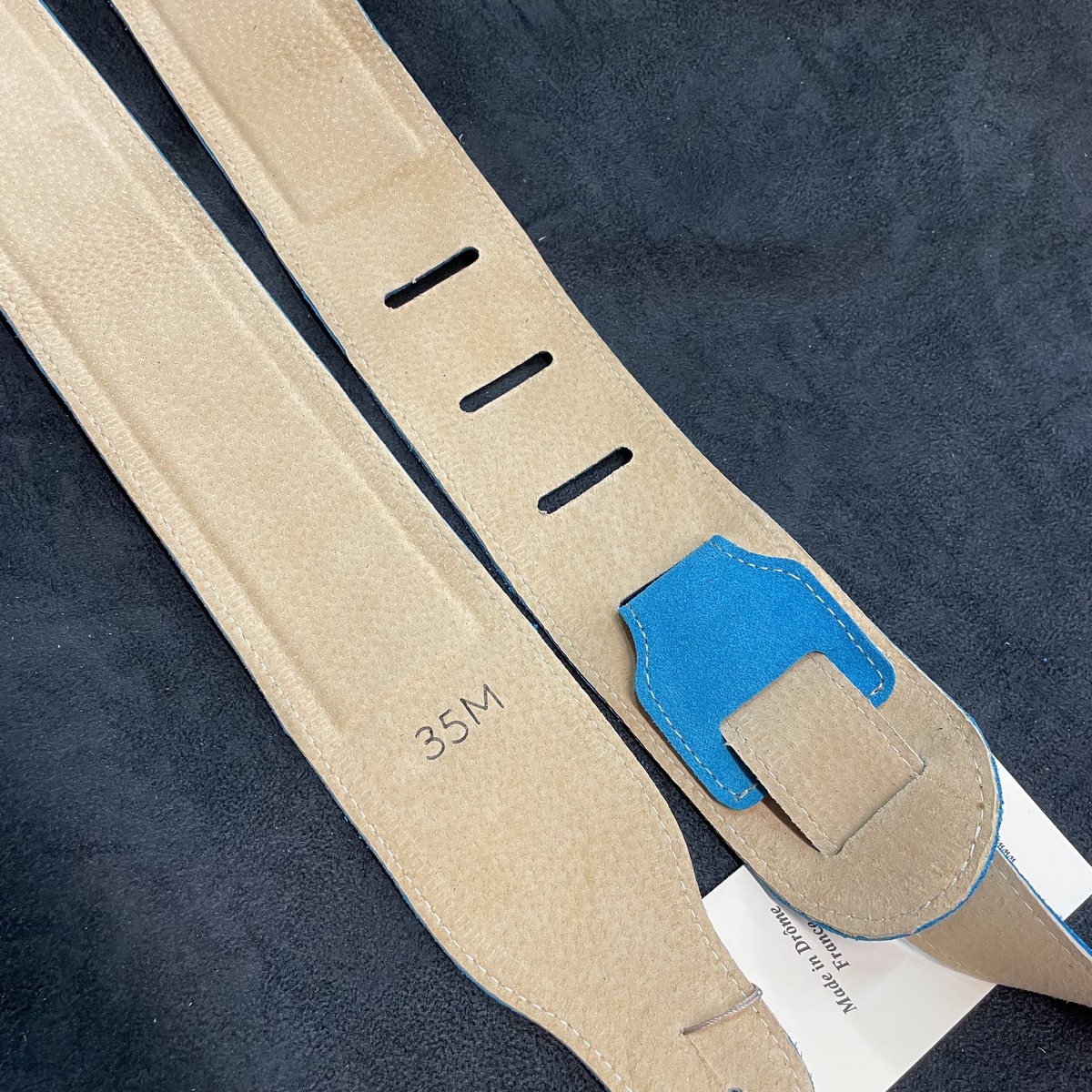 BLESES SANGLE BG35M VELOURS TURQUOISE – Image 3