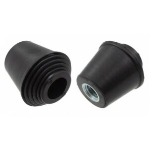 SPAREDRUM BDS-RB1 PIED DE GC CAOUTCHOUC AVEC FILETAGE (x2)