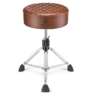 GIBRALTAR SIEGE 15'' STICHED ROUND THRONE CHESTNUT 9808RS-BR