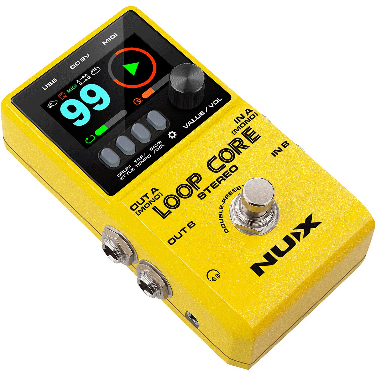 NUX LOOPER ET BOITE A RYTHMES DRUMLOOP PRO LOOPCORE-STEREO