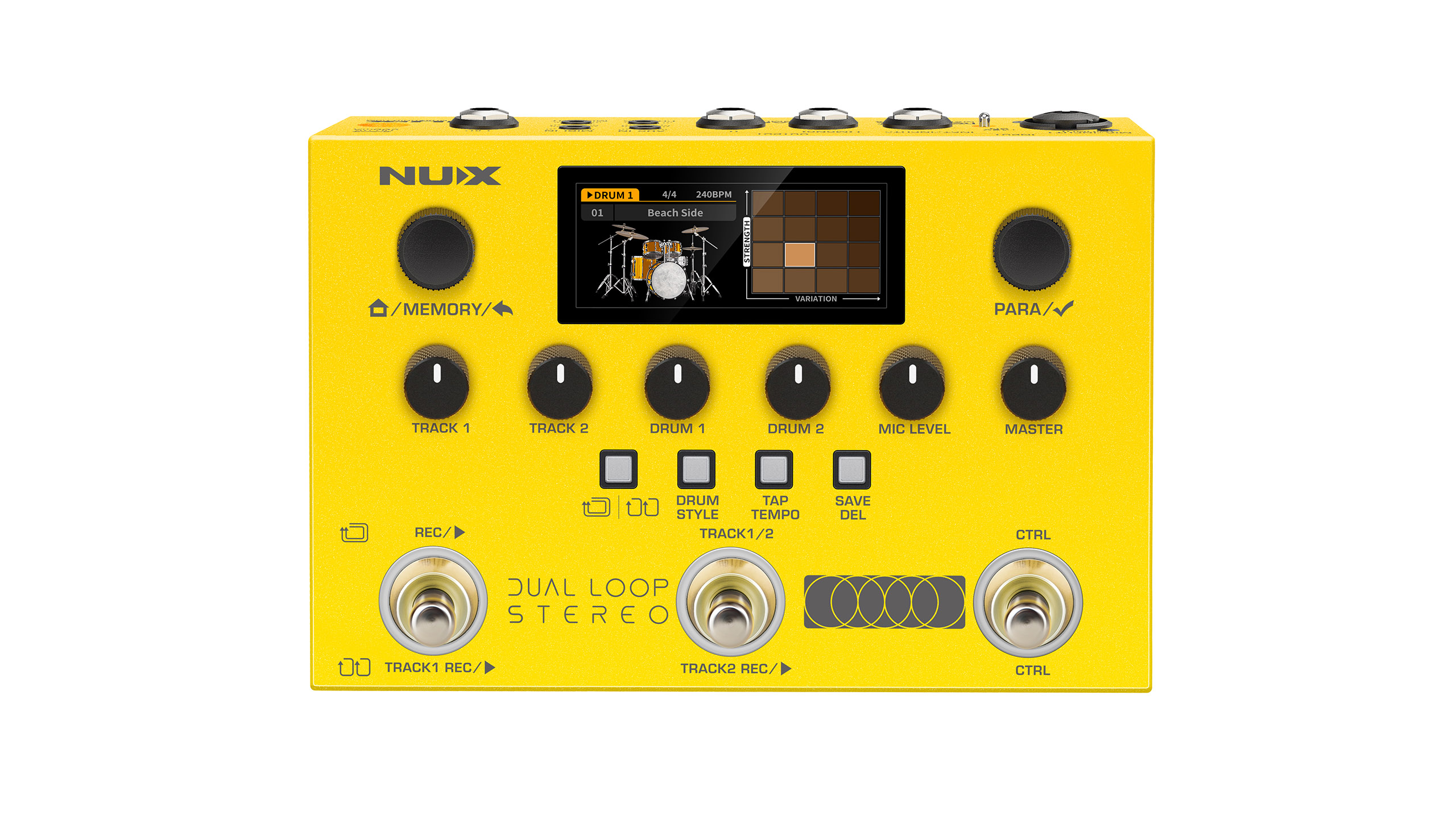 NUX LOOPER ET BOITE A RYTHMES SIMULATEUR D'AMPLI STEREO