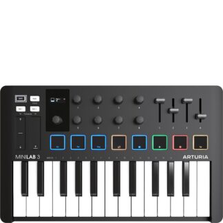 ARTURIA CLAVIER MAITRE 25 NOTES USB 8 PADS NOIR