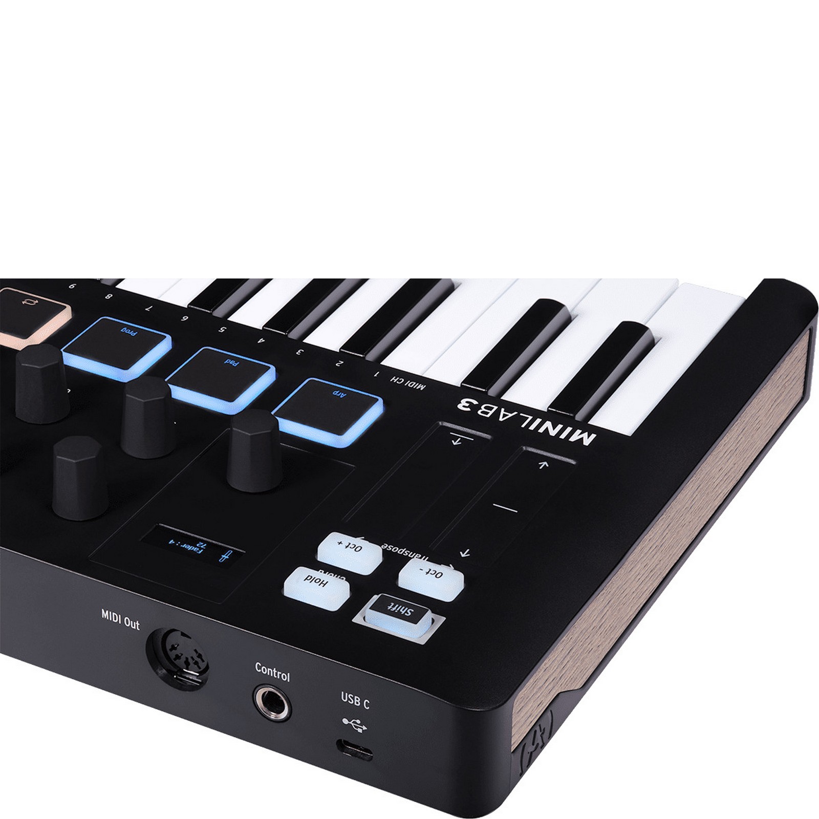 ARTURIA CLAVIER MAITRE 25 NOTES USB 8 PADS NOIR – Image 3