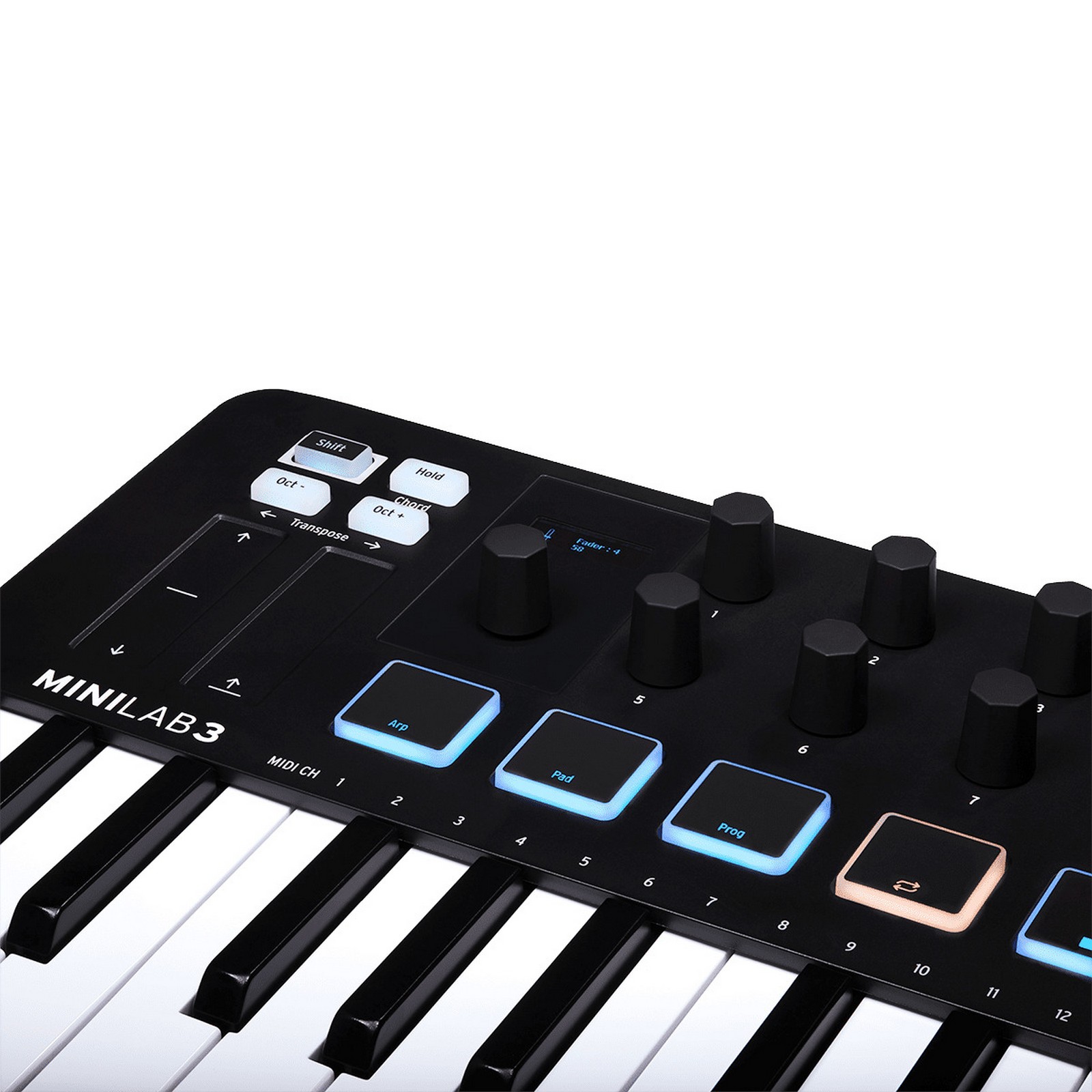 ARTURIA CLAVIER MAITRE 25 NOTES USB 8 PADS NOIR – Image 4