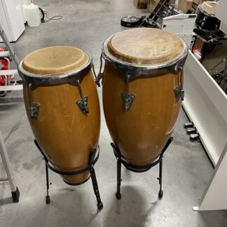 OCCASION CONGAS PAIRE AVEC SUPPORT