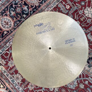OCCASION PAISTE FORMULA 602 MEDIUM FLATRIDE 20'' MADE IN SWITZERLAND