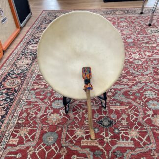 ECHO 64 TAMBOUR CHAMANIQUE 40CM PEAU D'ELAN BLANC
