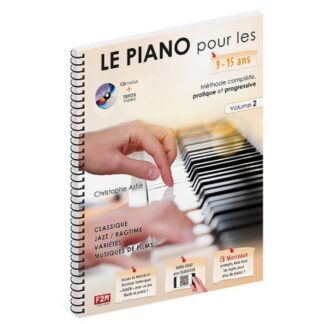 ASTIE LE PIANO POUR LES 9-15 ANS VOL 2 BOOK+CD - PIANO