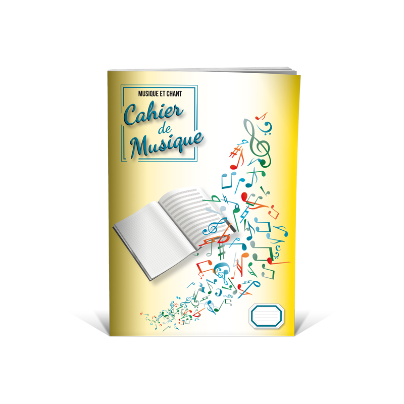 Cahier De Musique ADDITIO APPUNTO - 12 Portées 9mm - Pages Quadrillées - 40 Pages A4 - Spirale
