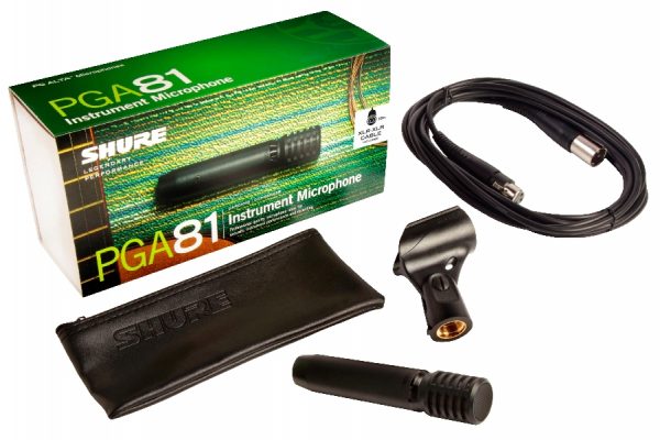 SHURE MICRO INSTRUMENT STATIQUE CARDIO PGA81 XLR